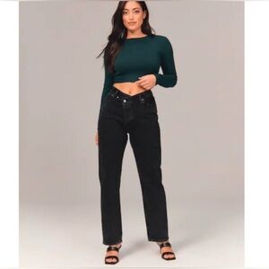 Curve Love High Rise Crossover Waist Jean - 32